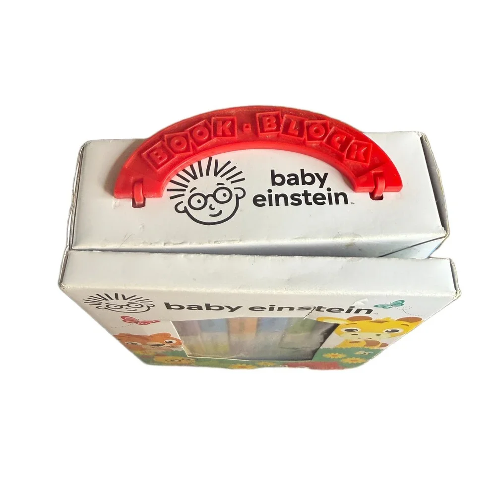 Baby Einstein My First Library 12 Board Book Block Set with Carrying Case Case - Picture 7 of 16